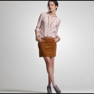 NEW! J. Crew Vintage Corduroy Mini Skirt Pockets